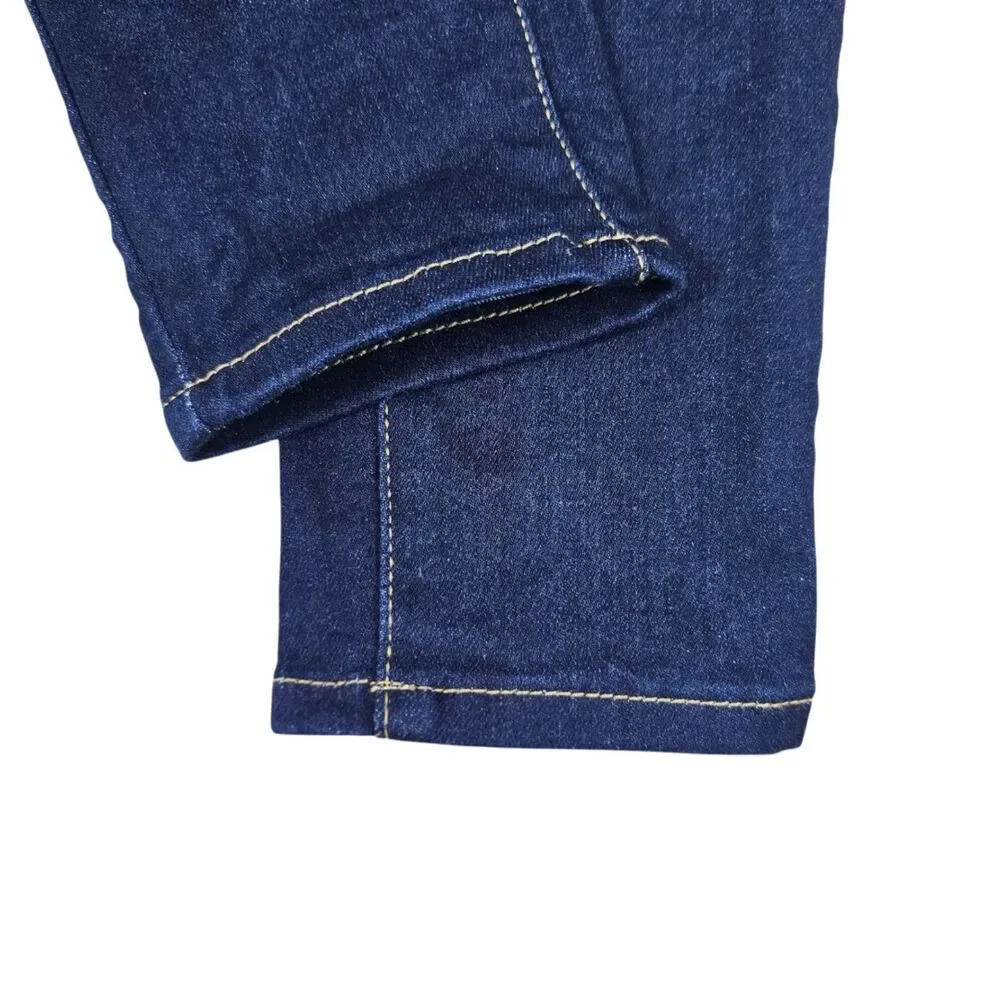 INC International Concepts INC Denim Mid Rise Skinny Jeans Dark Wash 12 32x29.5